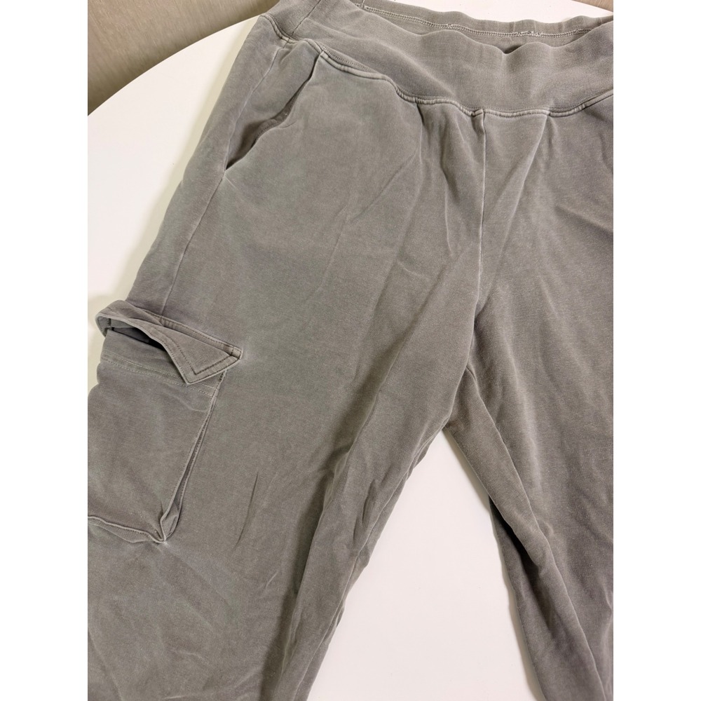 Alo Yoga Cargo Jogger Pants Women Small Gray Excellent Washed Utility Sweatpants - Picture 2 of 9